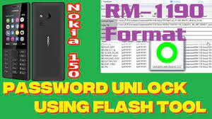 Battery must be charged and inserted! Nokia 150 Rm 1190 Password Unlock Using Flash Tool Youtube