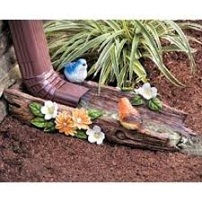 Great news!!!you're in the right place for drain spout. Cool Idea For Bottom Of A Downspout Bird Bath Garden Decorative Downspouts Splash Blocks