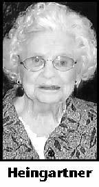 GERALDINE HEINGARTNER Obituary (2010)