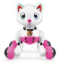 hi tech wireless interactive robot cat cute smart kitty best birthday present for girls daughter kids chil best interactive cat toys robot cat toy robot cat