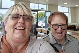 Here's Julian and Julie enjoying one of their many days together, with  lunch at the Boathouse, West Sussex, a favourite spot for Julian. Great  support comes from great relationships