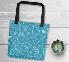 Make Your Creativity Known And Carry All Your Essential Art Supplies With You Wherever You Go With This Artist Tote Bag Artist Merch Studio Is A New Etsy Shop
