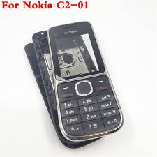 New Full Housing Case Cover For Nokia C2 01 Battery Cover Housing Case Shopee Malaysia