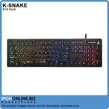 Graphic model amd radeon hd 6520g gpu sumo device. K Snake K19 Punk Brilliant Rgb Light Effect Metal Gaming Keyboard Black