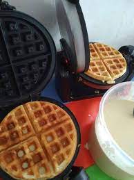 Sudu teh baking powder1 sudu teh soda bikarbonat1 sudu teh garam bahan b: Resepi Waffle Sukatan Cawan