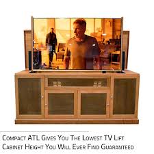 Roller bag for easy portability and light transportation. Pop Up Tv Lift Handcrafted Eastport Tv Lift Cabinet Atl Compact System 70 Or Smaller Tv Capacity Buy Online In Bahamas At Bahamas Desertcart Com Productid 125070215
