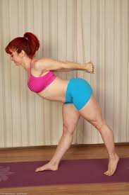 Flexible ginger Andrea Rosu strips down naked on a yoga mat & shows her  body - Pichunter
