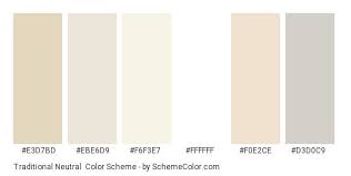Hex Color Codes Neutral Scheme