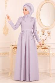 Tesetturlu Abiye Elbise Karpuz Kol Dantel Detayli Lila Tesettur Abiye Elbise 36540lila Tesetturisland Com Elbise The Dress Elbiseler