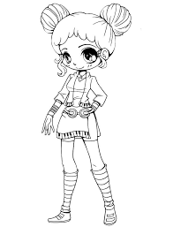 Hi cuties, get your free coloring pages of my draw so cute characters here. Kawaii Girl 5 Coloring Page Free Printable Coloring Pages For Kids
