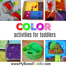Easter color words for kids. Color Activities For Toddlers Play Based Color Activities My Bored Toddler