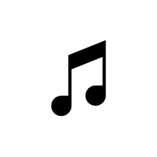 White Music Icon Ios App Icon Design App Icon Design Iphone Icon