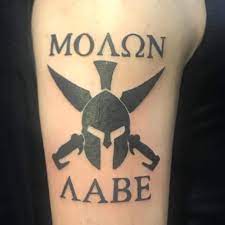 One design i don't see too often used in molon labe tattoo designs is the spartan shield. 101 Awesome Molon Labe Tattoo Designs You Need To See Outsons Men S Fashion Tips And Style Guide For 2020