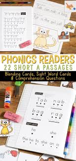 These reading worksheets will help kids practice use these printable worksheets to improve reading comprehension. Phonics Passages By Cvc Word Family
