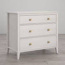 An average modern dresser is sized about 60 wide, 20 deep and 30 high. Little Seeds White Monarch Hill Poppy 3 Drawer Dresser