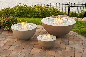 With bowl, rectangular, square, and tapered shapes, these concrete fire pits will last for years. Cove Fire Pit Bowl Ultra Modern Pool Patio