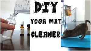 yoga mat cleaner diy exercise