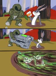 Doomguy In Looney Tunes Doom Funny Gaming Memes Doom Slayer Meme