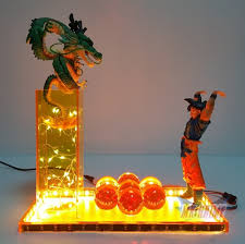 Dragon 15cm (without color box)+7pcs dragon ball 3.5cm(opp bag)+ hole diameter 2.5cm. Dragon Ball Z Lamp Goku Call Out The Shenron Led Lampara Light Summon Shenron Dbz