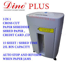 For light shredding needs, the nakabayashi co. Dino Plus Paper Shredder Cross Cut