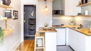 Dapur kecil sederhana yang memilih warna non klasik seperti hitam atau putih, melainkan warna lain. 5 Tips Untuk Buat Dapur Minimalis Nampak Lebih Rapi Fabelio