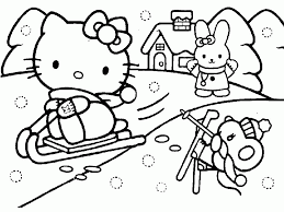 Have fun with this free printable coloring page! Free Printable Hello Kitty Coloring Pages Coloring Home