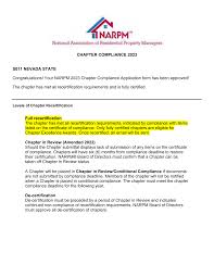 NARPM Florida State Chapter Compliance