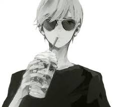 Anime Black And White Boy Drawings Imagem De Anime Black And White And Boy Anime Boy Anime Anime Guys With Glasses