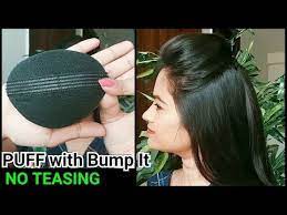 Perfect Puff With Bump It No Teasing Everyday Quickeasy Puff Hairstyle For School College Work Be Hair Puff Hairstyles For School Ponytail Hairstyles Easy
