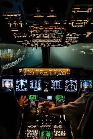 By Felix Gottwald Cockpit Airplane Commercial Aircraft