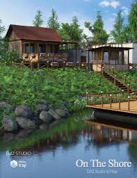 French regional park offers amenities such as a swimming beach, fishing pier, lighted trails, and more. On The Shore Daz 3d
