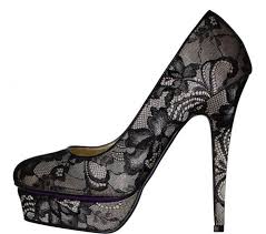 Black Lace Wedding Shoes Bridal Pumps Wedding Shoes In Black Black Wedding Shoe Ideas Black Lace Shoes Black Wedding Shoes Black Lace Heels