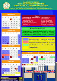 Ini adalah mengenai kalendar akademik 2019/2020 di upm. Amik Lamappapoleonro Kalender Akademik Kampus Amika Soppeng 2019 2020