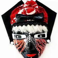 Mask Etnik Desenli Seramik Maske Hobimiks Atolye Ozel Tasarim Dekoratif Objeler 208588040 Maskeler Seramik Urunler
