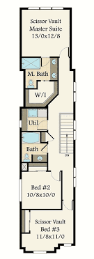 Obviously, the preferred alternative would be a more spacious home with a different floor plan. Narrow Lot 3 Bed Craftsman House Plan With 1 Car Garage 85244ms Architectural Designs House Plans
