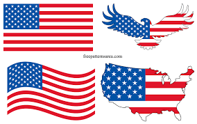 Download Usa United States American Flag Vector Images Freepatternsarea