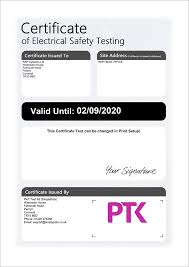 I certify, on behalf of pat testing solutions, that the portable electrical equipment tested, as stated within report no. Portable Appliance Testing Reports And Certification In Simplypats V7 Pat Test Kit
