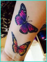 Choosing The Appropriate Angel Wings Tattoo Design Tattoos For Women Purple Butterfly Tattoo Pink Tattoo Purple Tattoos