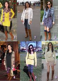 Black And Brown Boots Outfit Tall Flat Boots Fashion Style Cute Outfits