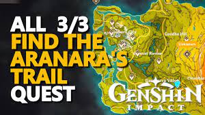 Find the Aranara's Trail Genshin Impact - YouTube
