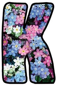 Buchstabe Letter K Harfler Sanat