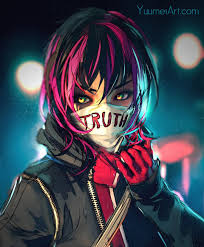 A Close Up Of The Painting Yesterday D Fisheyeplacebo Cyberpunk Dystopian Manga Webtoon Webcomic Anime Wallpaper Live Anime Cyberpunk Girl