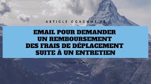 Maybe you would like to learn more about one of these? Remboursement Des Frais De Deplacement Modele D Email