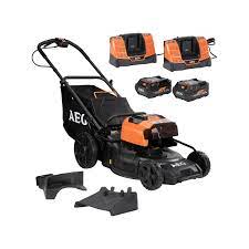 Featuring an axial fan design to move a large volume of air, the unit is perfect for clearing leaves and debris. Aeg 2 X 18v 36v 6 0ah 18 Fusion Lawn Mower Kit Bunnings Australia