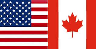 The 48 contiguous states and washington, d.c. Canada Usa Friendship Flag