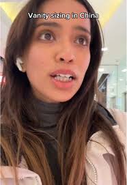 They tried pointing me to a store that was called “plus plus pretty” and  that’s one of the better names of those stores😭😂 #asiansizing