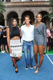 The spaniard, who turned 32 a few weeks ago, has been dealing with baldness for a few years baldness genetics being passed maternally has been proved by scientific studies? Rafael Nadal And Williams Sisters Pose Together After Playing Virtual Tennis In Venus And Serena Williams Serena Williams Tennis Rafael Nadal