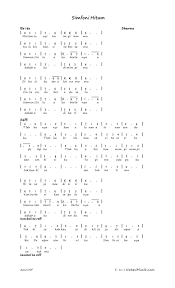 Not Angka Sherina Simfoni Hitam Png 388 640 Lirik Lagu Lagu Pianika