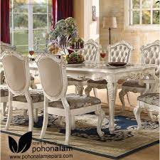 Kami Adalah Pengrajin Furniture Jepara Melayanipesanan Segala Jenis Mebel Seperti Lemari Meja White Dining Room Sets White Dining Table Set White Dining Table