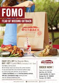 Most of those calories come from fat (45%) and carbohydrates (41%). Outback Steakhouse Indonesia Posts Facebook